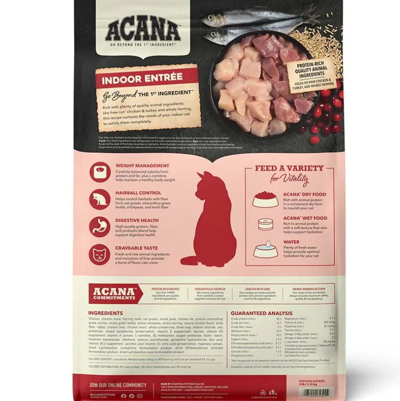 Acana Cat Indoor Entree 4.5kg