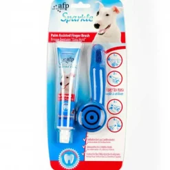 AFP Sparkle Cepillo Dedo y Pasta para Perros