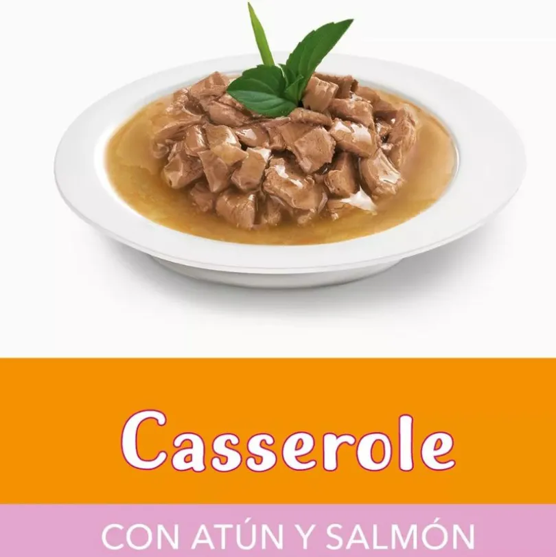 Alimento Fancy Feast Casserole Atún Salmón 85g PACK 15 unidades