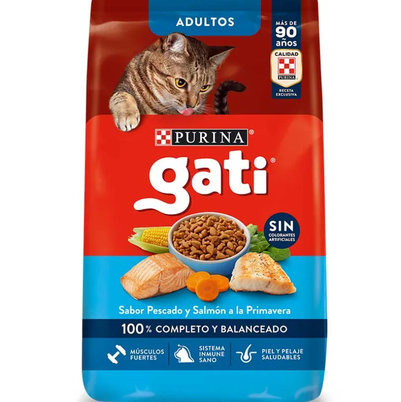 Alimento Gati sabor Pescado y Salmón 15kg