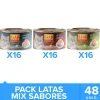 Alimento Húmedo Fit Formula Gato Gourmet Pack Sabores 48un