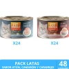 Alimento Húmedo Fit Formula Gato Gourmet Pack Atún, Camarón y Cangrejo 48un