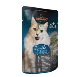 Alimento húmedo Leonardo Trucha y Catnip 85gr