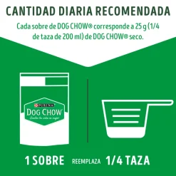 Alimento húmedo para perro DOG CHOW® Adultos Minis y Pequeños Sabor Carne 100gr Pack 15 Unidades
