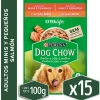 Alimento húmedo para perro DOG CHOW® Adultos Minis y Pequeños Sabor Salmón 100gr Pack 15 Unidades
