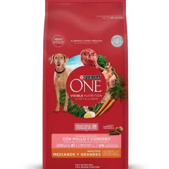 Alimento para perro PURINA® ONE® Adulto Mediano y Grande Pollo y Cordero