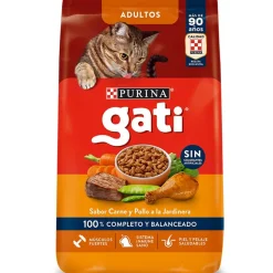 Alimento seco para gato GATI Adultos Carne y Pollo a la Jardinera 15Kg