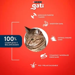Alimento seco para gato GATI Adultos Carne y Pollo a la Jardinera 15Kg