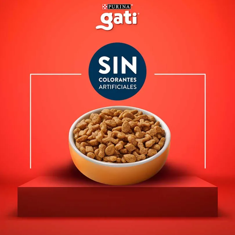 Alimento seco para gato GATI Adultos Carne y Pollo a la Jardinera 15Kg