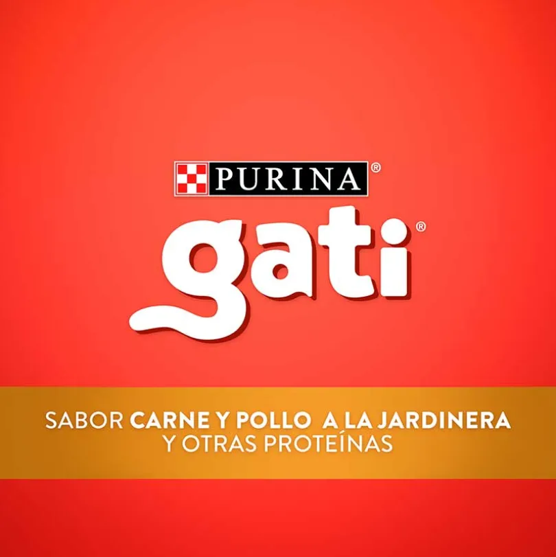 Alimento seco para gato GATI Adultos Carne y Pollo a la Jardinera 15Kg