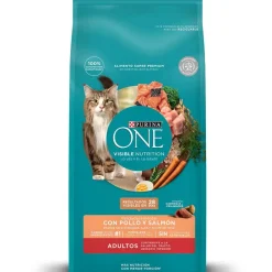 Alimento seco para gato PURINA® ONE® Adulto Pollo y Salmón