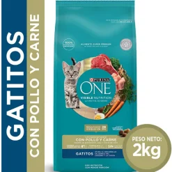 Alimento seco para gato PURINA® ONE® Gatito Pollo y Carne