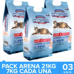 America Litter Odor Seal Olor Talco Bebe Pack 21kg