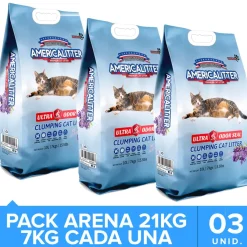 America Litter Ultra Odor Seal Lavanda Pack 21kg