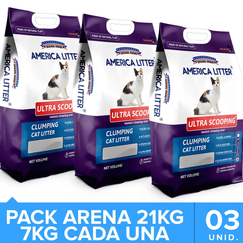 America Litter Ultra Scooping Pack 21kg