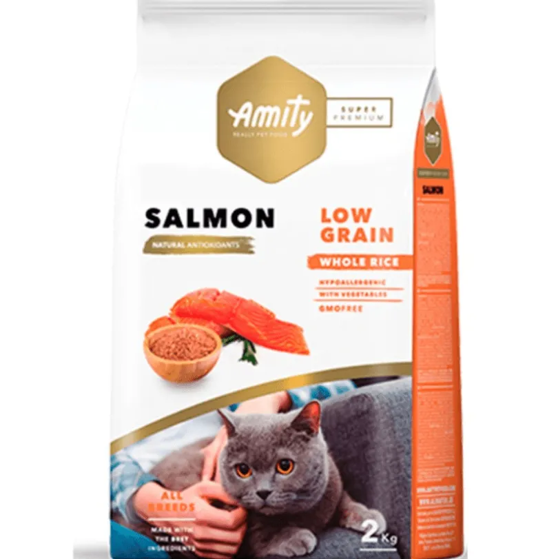 Amity Cat Sp Low Grain Salmón Adult 7 kg