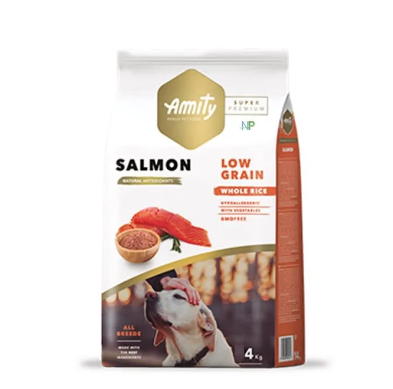 Amity Low Grain Salmon Adulto 4Kg