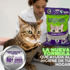 Arena Aglutinante Topk9 Iones De Plata y carbón Activado Lavanda 10kg Con PALA de Regalo!