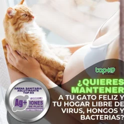Arena Aglutinante Topk9 Iones De Plata y carbón Activado Lavanda 10kg Con PALA de Regalo!