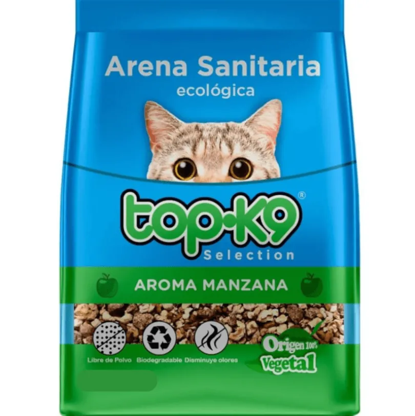 Arena Ecológica Manzana Topk9 10 Kg