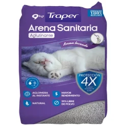 ARENA SANITARIA LAVANDA TRAPER 9 KG