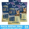 Arena sanitaria Royal Cat PACK 20kg