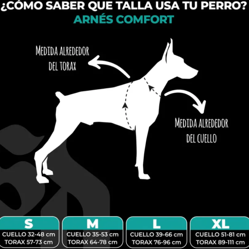 Arnés Comfort Para Perros StreetDogs Black L