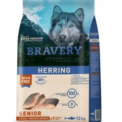Bravery Dog Herring Senior Large/Medium Breed 12kg
