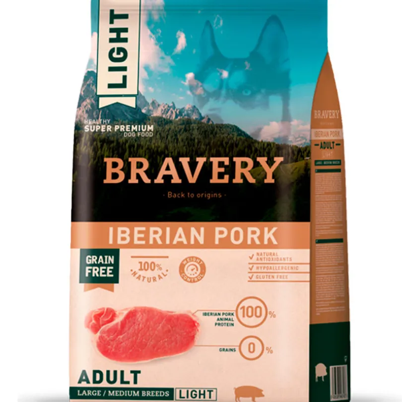 Bravery Iberian Pork Adult Light Large Medium