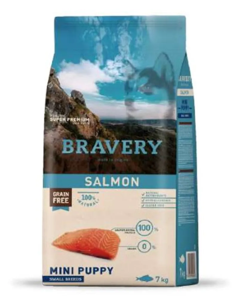 Bravery Salmón Puppy Small 2Kg