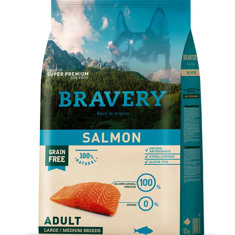 Bravery Salmon Adult Large Medium 12kg