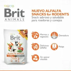 Brit Animals Alfalfa Snack para Roedores 100gr