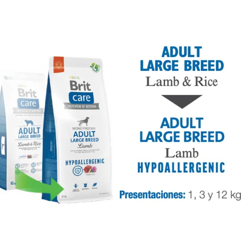 Brit Care Adult Large Lamb Hypoallergenic 12kg