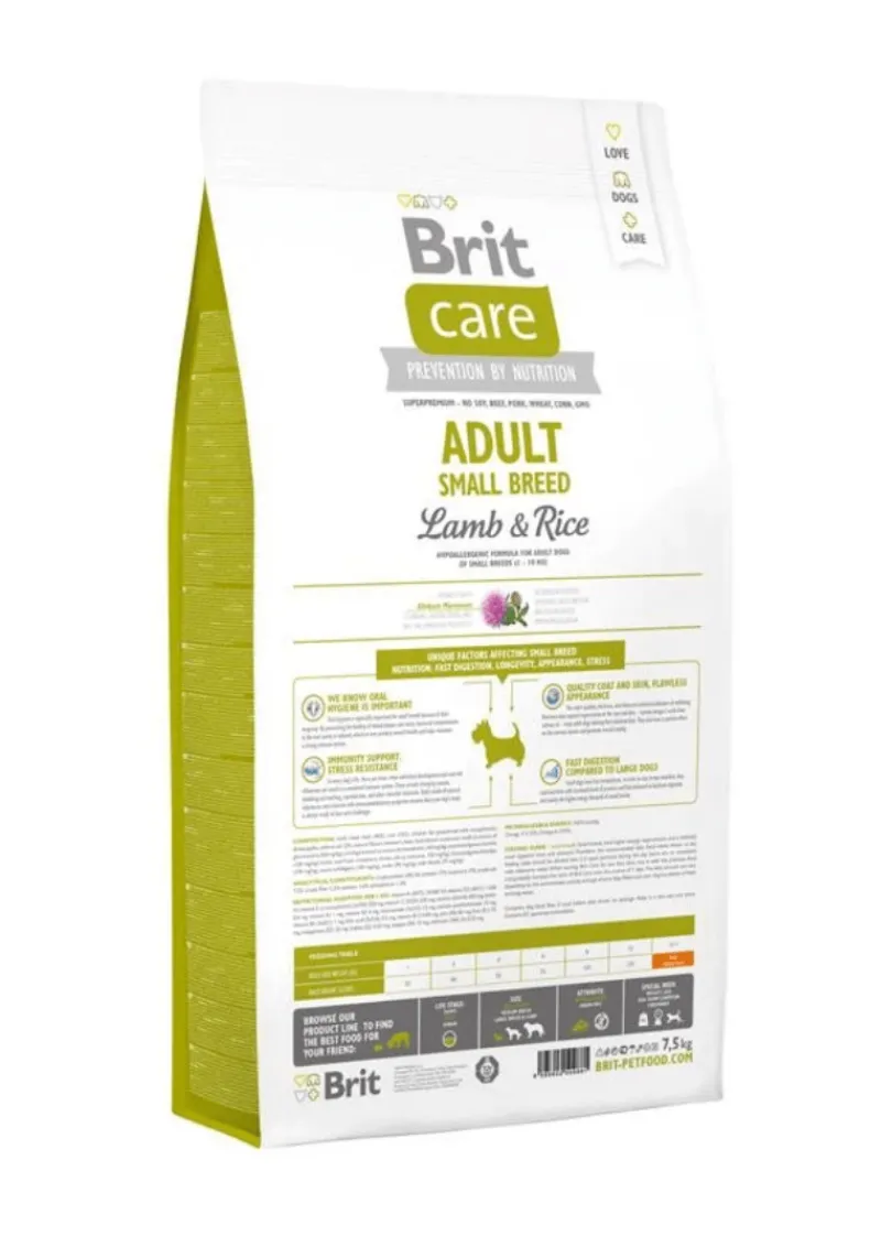 Brit Care Adult Small Breed Lamb & Rice 1kg