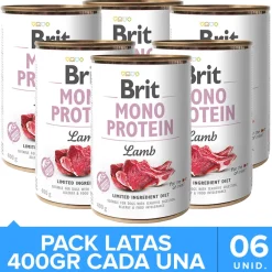 Brit Care Mono Protein Cordero Pack 6 Unidades