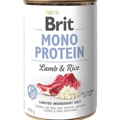 Brit Care Mono Protein Cordero y Arroz 400gr