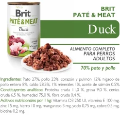 Brit Care Paté & Meat Duck 400gr