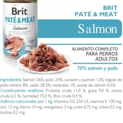 Brit Care Paté & Meat Salmón 800gr
