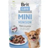 Brit Care Pouch Mini Venison fillets in gravy 85 grs
