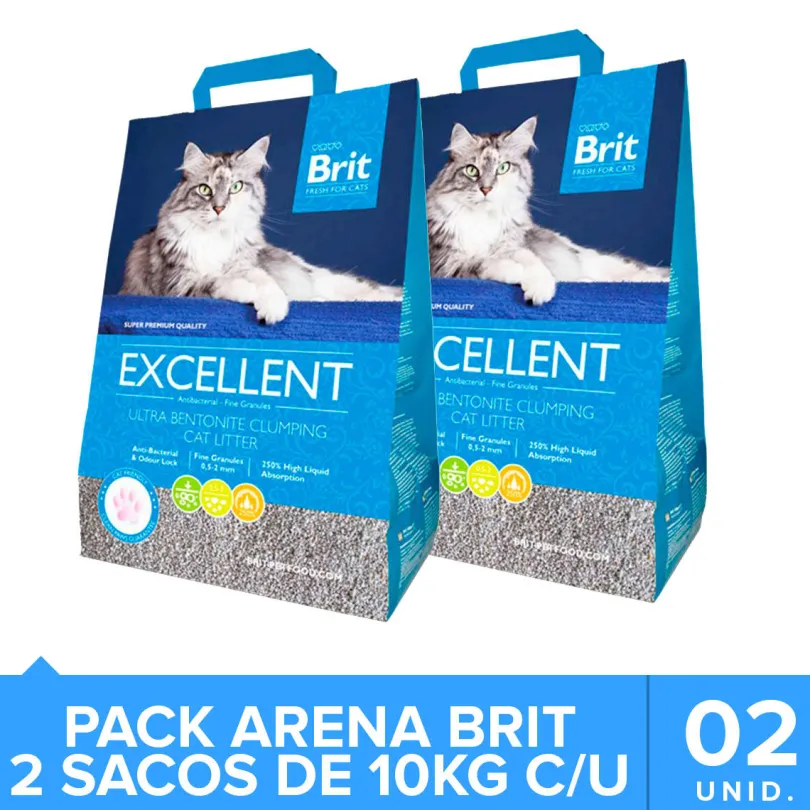 Brit Excellent Arena Sanitaria para Gatos Pack 20kg