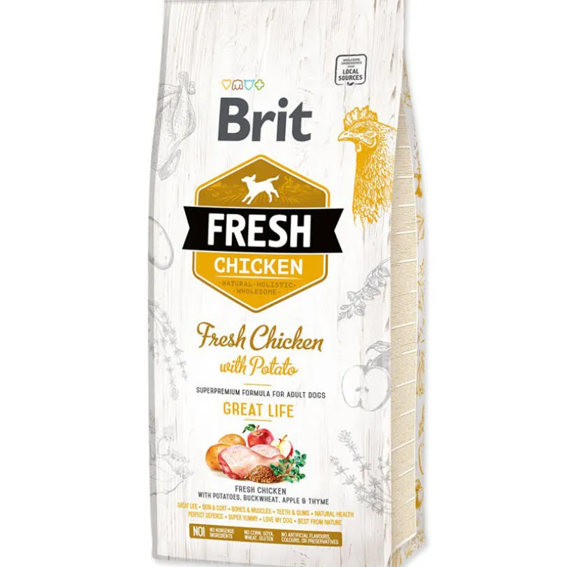 Brit Fresh Chicken with Potato Adult Great Life 2.5kg