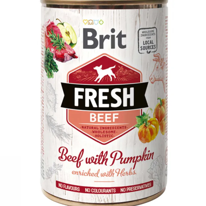 Brit Fresh Perros Carne con Calabaza 400gr