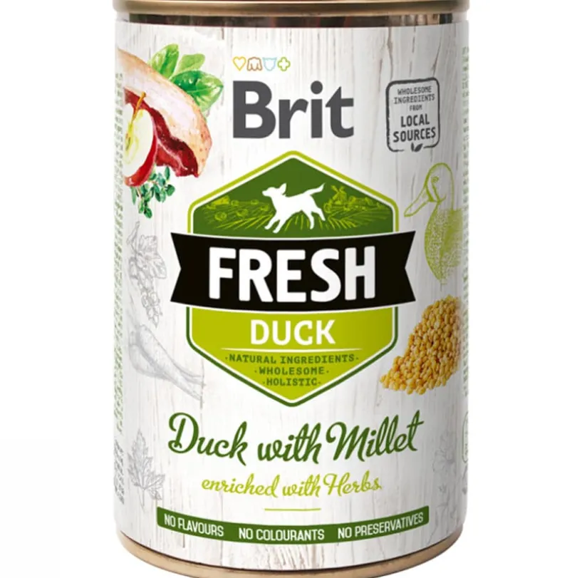 Brit Fresh Perros Duck with Millet 400gr