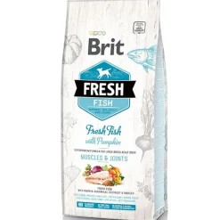 Brit Fresh Pescado y Calabaza perros Adultos de raza grande 12kg