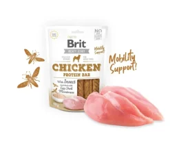 Brit Meaty Jerky Chicken Protein Bar Para Perros Sabor Pollo e Insectos 80gr