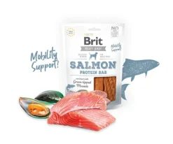 Brit Meaty Jerky Salmon Protein Bar Snack Para Perros 80gr