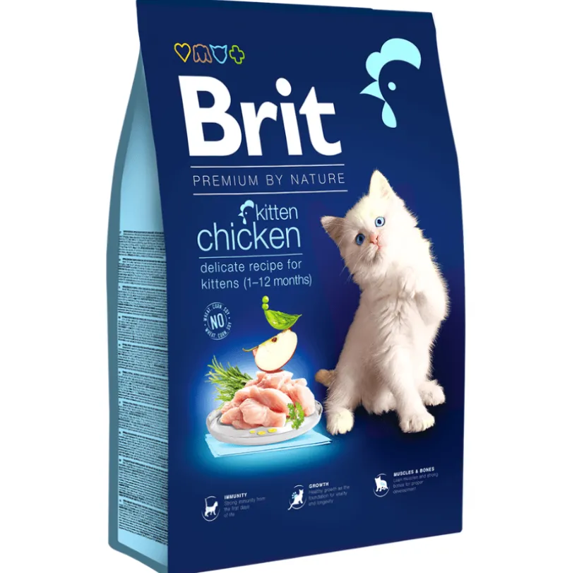 Brit Premium by Nature Cat Kitten Chicken 8 kg