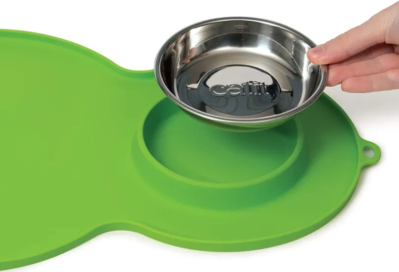 Cat It COMBO Fuente Bebe Flor 3 Litros + Mantel con plato