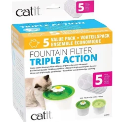 Cat It Filtros para Fuente Flor 3 Litros 5 Unidades