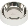 Cat it Plato Acero Inoxidable con Borde Bajo Color Blanco